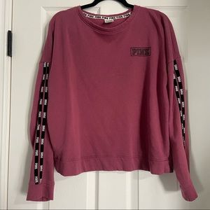 PINK | Crew Neck Rose Pink Sweater Size Small